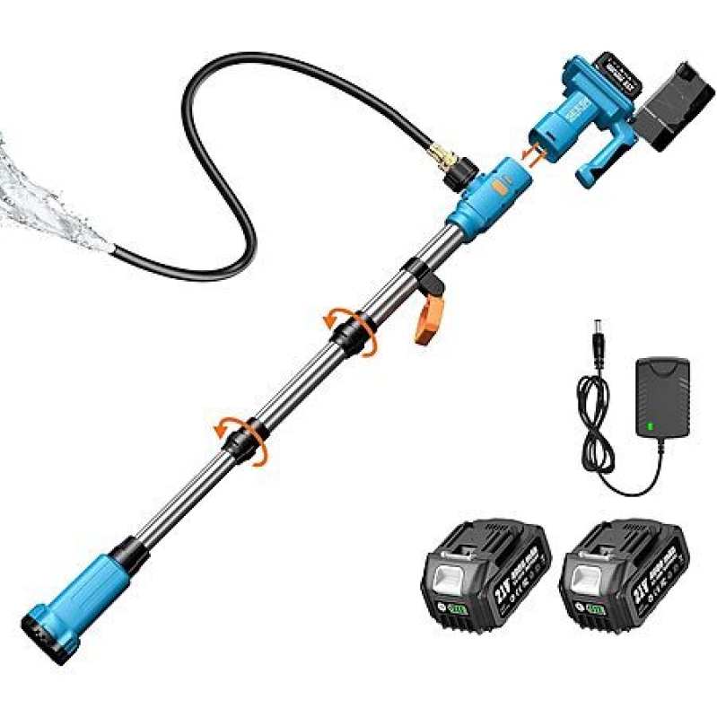 SEESII Cordless Stick Water Transfer Pump – 2 Batteries + Charger Deal