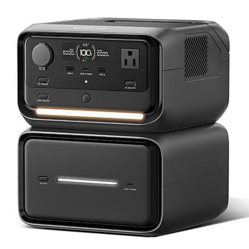 EF ECOFLOW River 3 Plus Portable Power Station + EB600 Battery – $379 Free Shipping