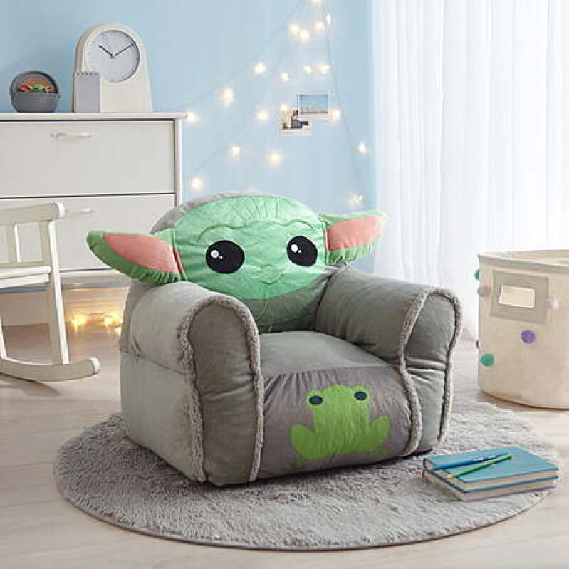 Disney Star Wars Baby Yoda Bean Chair – Cozy Kids Seat $19.97