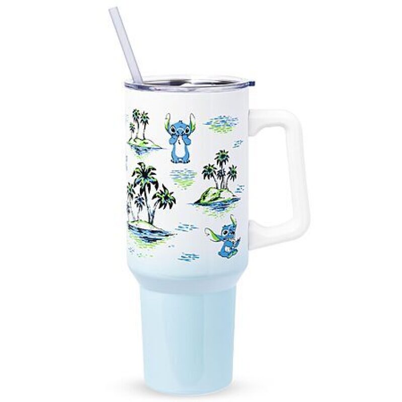 Silver Buffalo Disney Lilo & Stitch 40oz Double‑Wall Tumbler – Vintage Sketch – Only $10.53