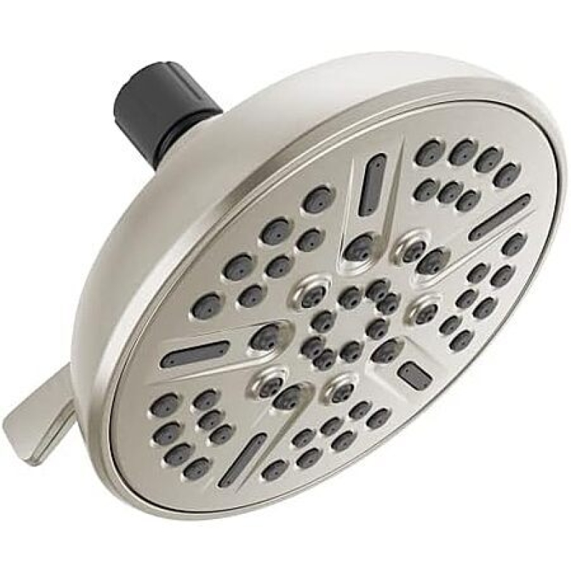 Delta Faucet 8‑Spray Touch‑Clean Shower Head – Brushed Nickel – 66% Off
