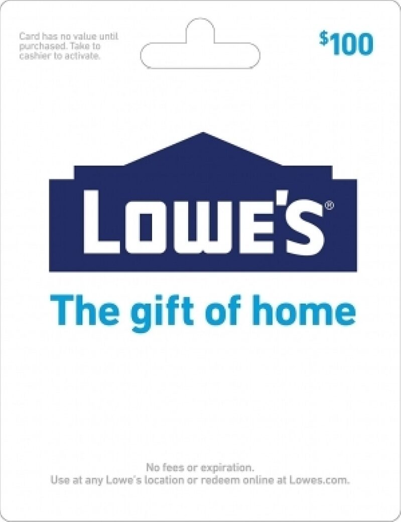 Lowe’s $100 Gift Card for $90 – Limited Time Savings