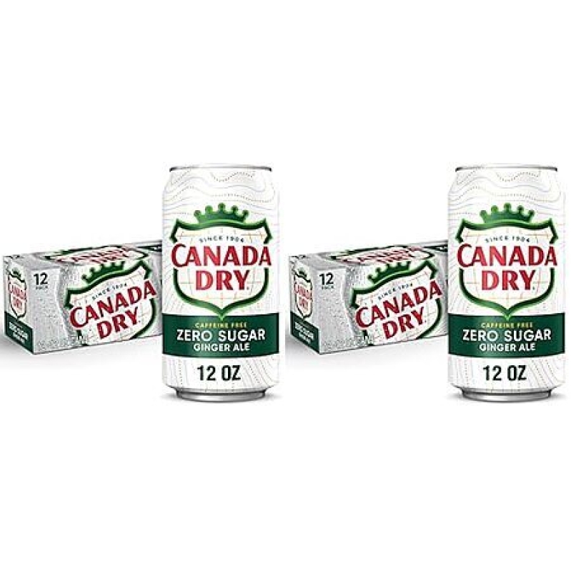 24‑Pack Canada Dry Zero Sugar Ginger Ale – $9.50 (5% Off)