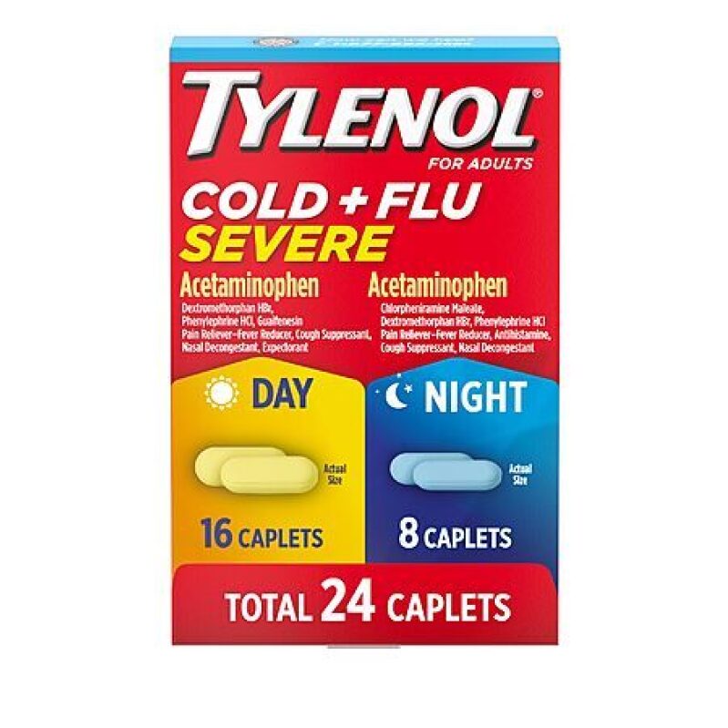 Tylenol Cold + Flu Severe Day & Night Caplets 24-ct – $5.31 Deal
