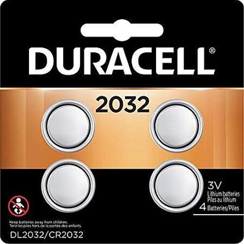 Duracell 2032 3V Lithium Battery 4-Count – $3.99 Deal