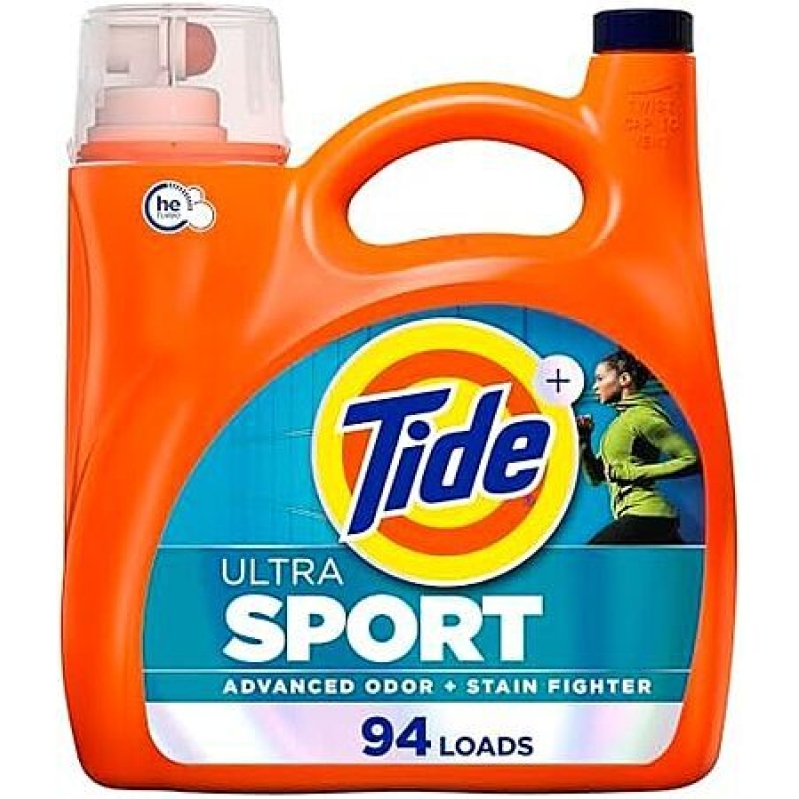 Tide Ultra Sport Liquid Detergent – 4 Pack, 94 Loads for $32.17 (33% Off)