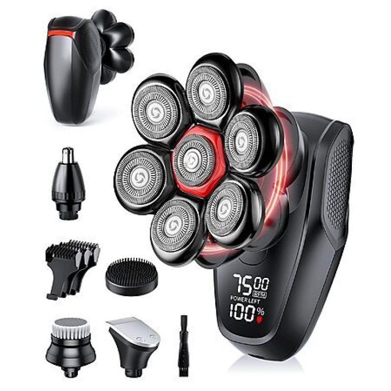 MALEGEBAZ 7D Waterproof Head Shaver – $15.99 Deal + Free Shipping