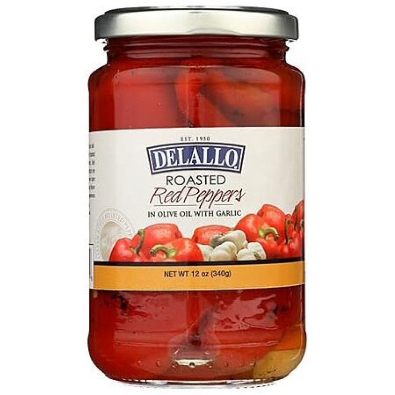 DeLallo Red Roasted Garlic Peppers – 12 oz for $2.85 (Free Prime Shipping)