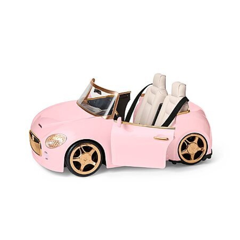 American Girl Truly Me Pink RC Sports Car Playset – Working Doors & Headlights – $178.50