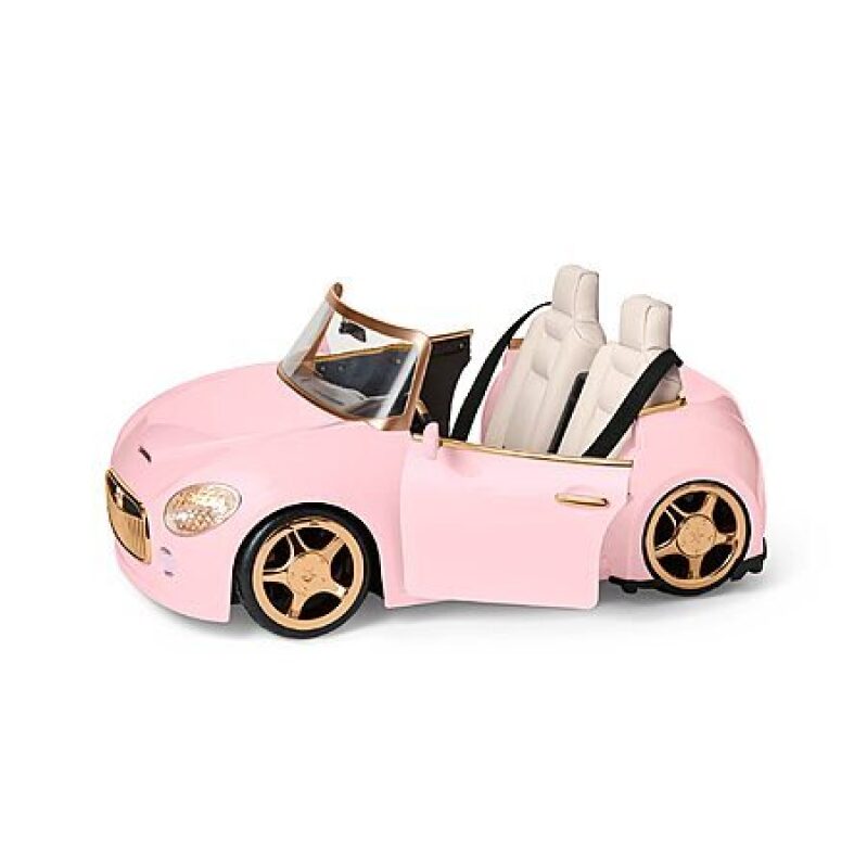 American Girl Truly Me Pink RC Sports Car Playset – Working Doors & Headlights – $178.50