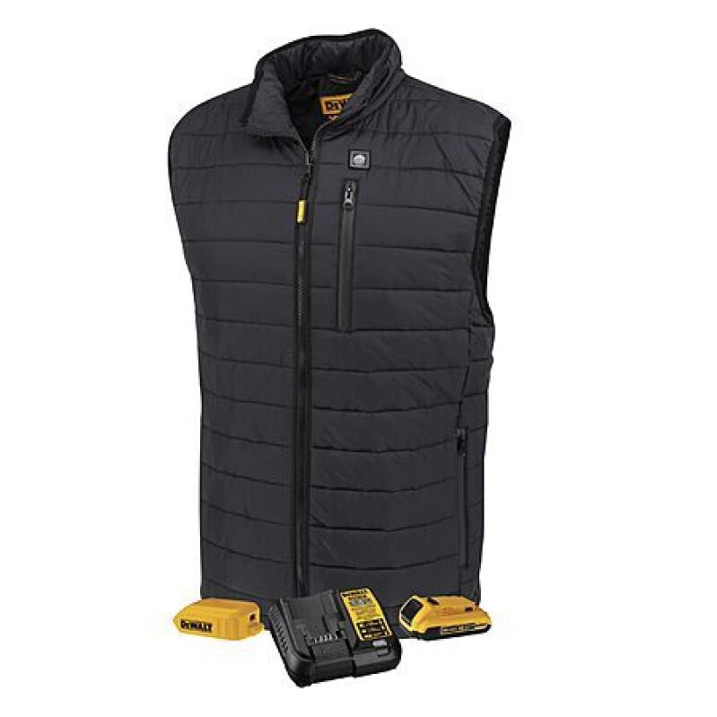 DEWALT Heated Puffer Vest Kit – 3X, Black – $162.60 Deal