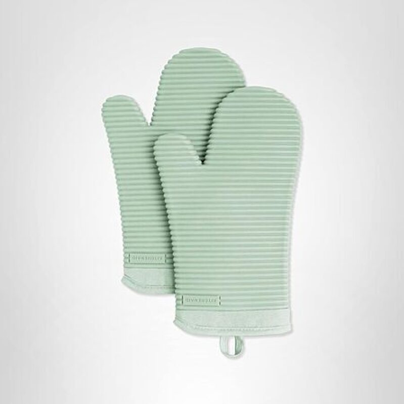 KitchenAid Silicone Oven Mitts – 2‑Pack Ribbed Soft Grip for $11.25