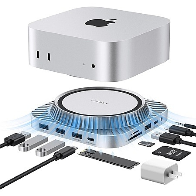 iVANKY 13-in-1 M4 Mac Mini Docking Station – $55 + Free Shipping (Save $45)