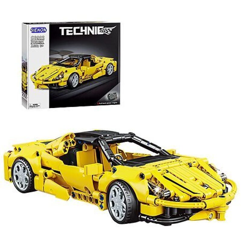 391-Piece SIENON Technic Super Sports Car Kit – Pull‑Back Fun for Kids 6+ – Only $10.49