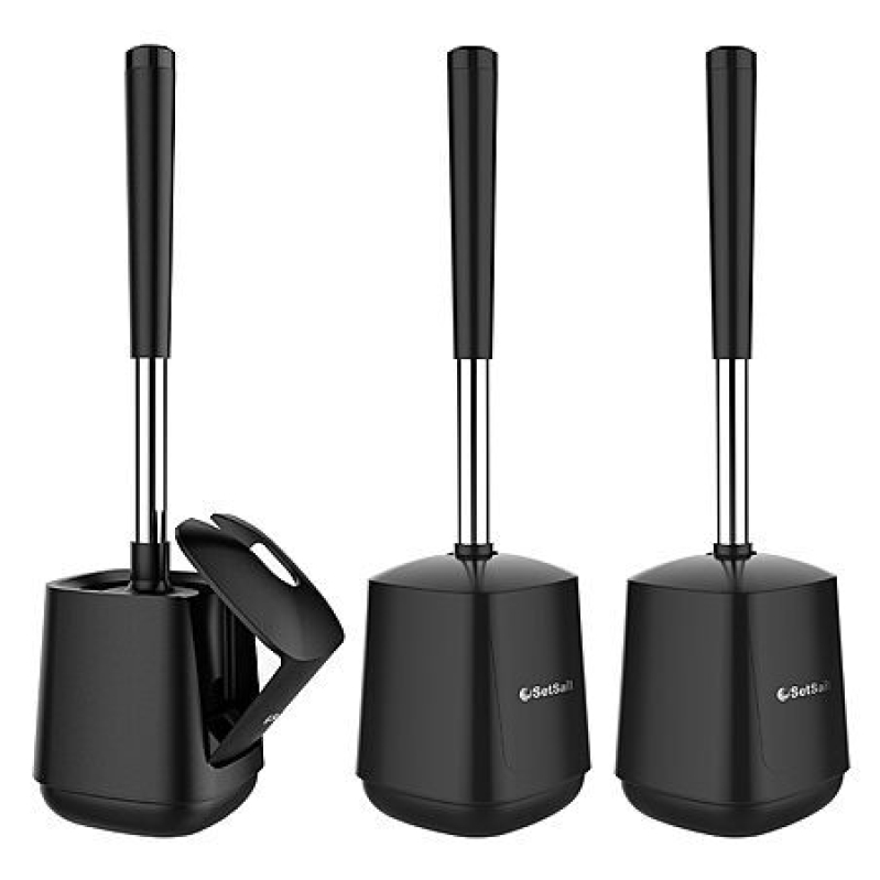 3-Pack SetSail Toilet Brush & Holder Set with Self-Closing Lid – $15.99, Free Prime Shipping