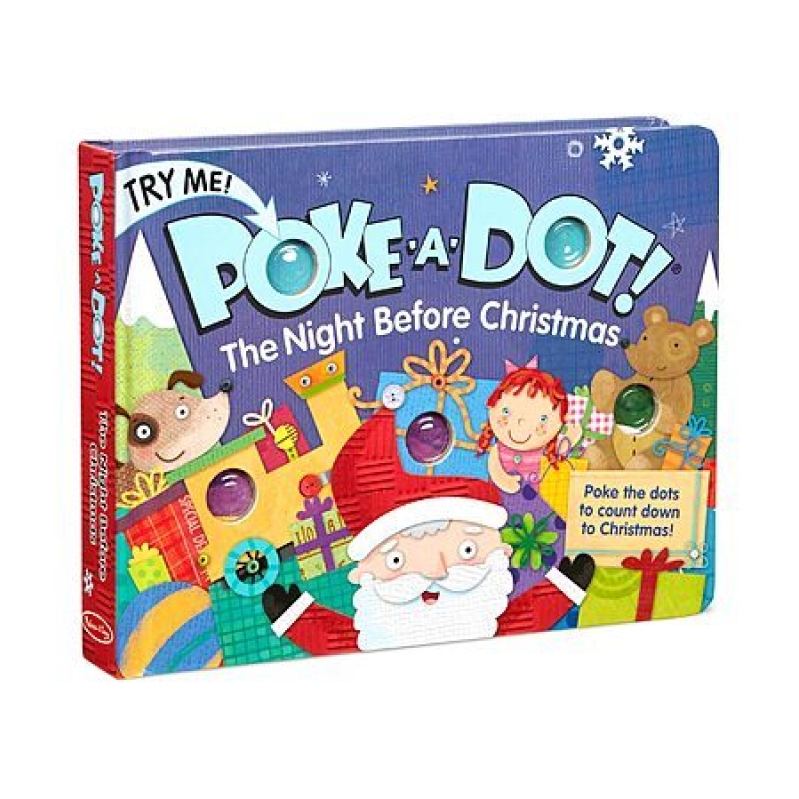 Melissa & Doug Poke-a-Dot! The Night Before Christmas Board Book – $5.72 Deal