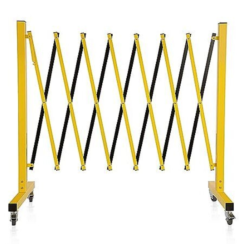 Industrial Expandable Barricade with Wheels – 11.5 ft, 51% Off