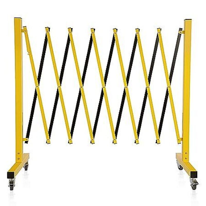 Industrial Expandable Barricade with Wheels – 11.5 ft, 51% Off