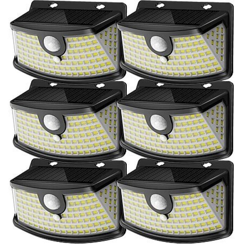 Aootek 6-Pack Solar Motion Sensor Lights – 120 LEDs, IP65 Waterproof, $21 on Amazon