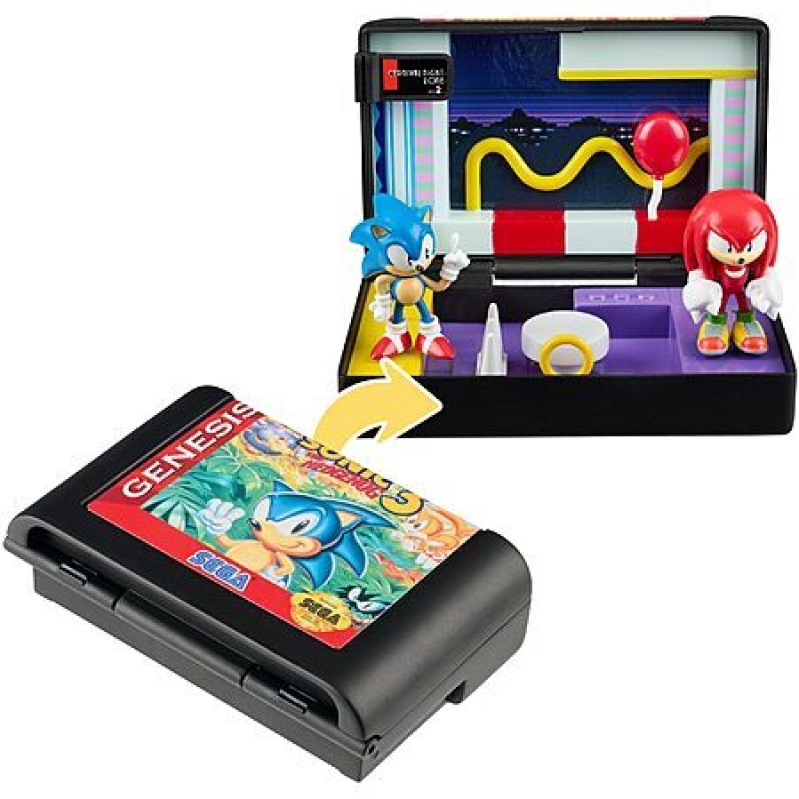 Console Heroes Sonic 3 Diorama Playset – Mini Sonic & Knuckles Figures – $9.99 Deal