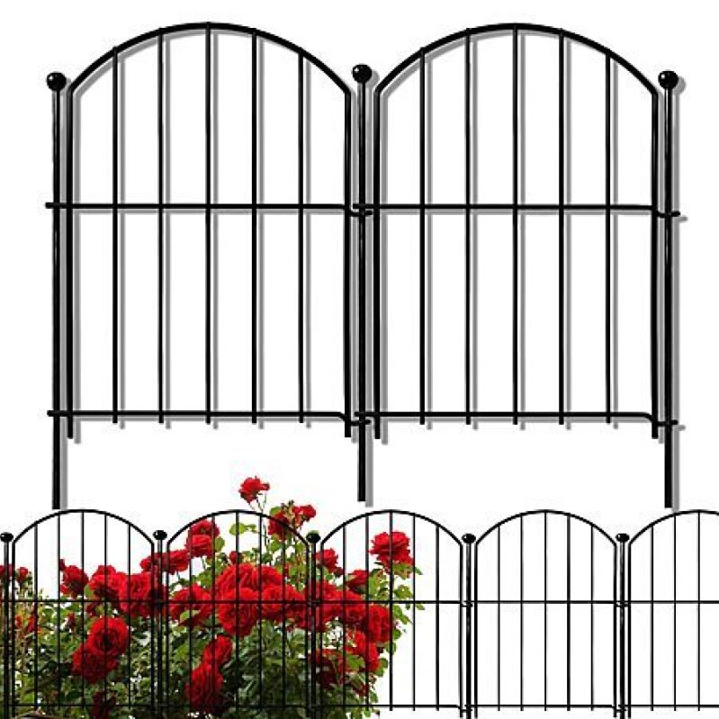 Decorative Garden Fence 10-Pack – Rustproof Metal, No‑Dig, $19.57 with Coupon