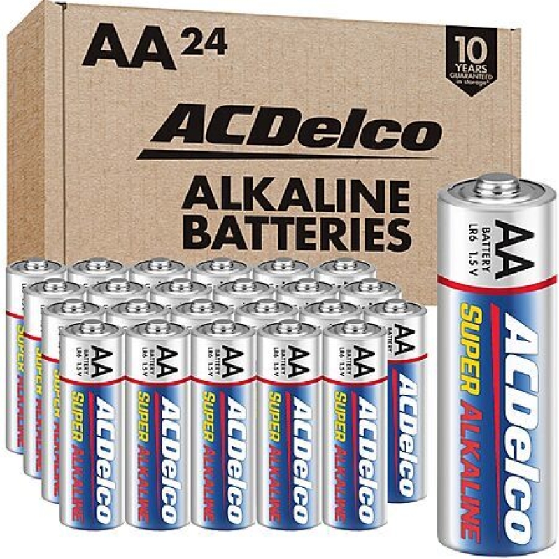 24-Count ACDelco AA Super Alkaline Batteries – $6.50 Deal