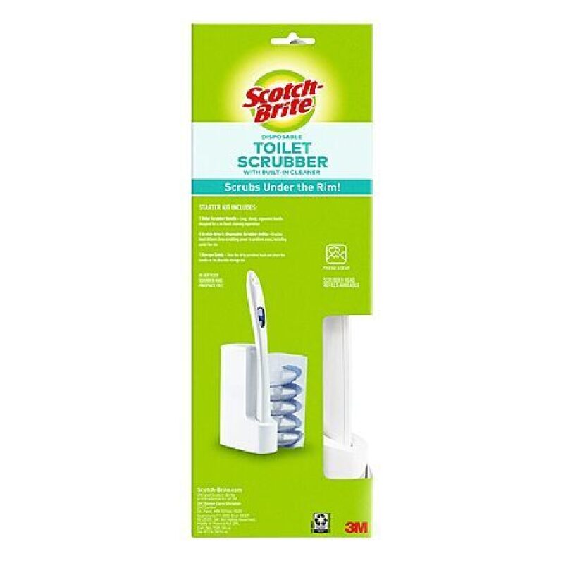 Scotch-Brite Toilet Scrubber Starter Kit – 5 Refills + Handle – $6.50 Deal