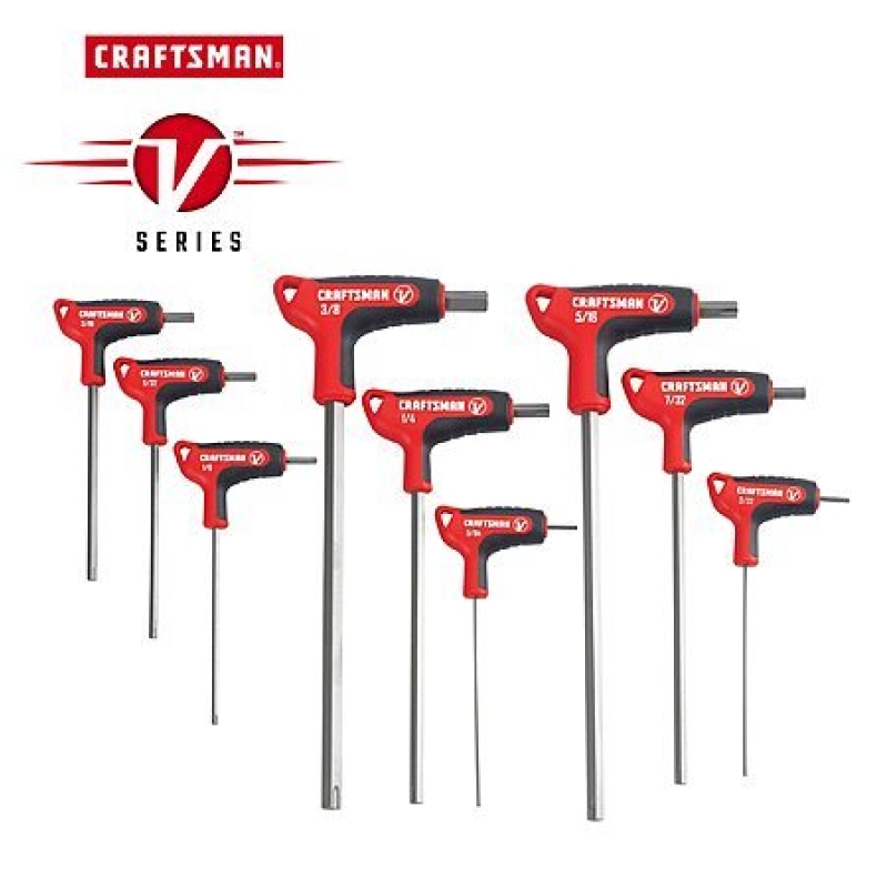 Craftsman V-Series 9-Piece SAE Hex Key Set – $20.99, Free Prime Shipping