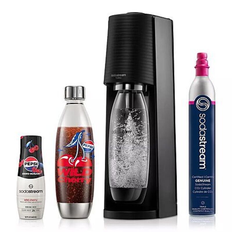 SodaStream Terra Wild Cherry Pepsi Soda Maker Starter Kit – $69.99 Deal