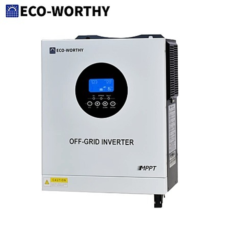 ECO-WORTHY 5000W 48V Hybrid Solar Inverter – $375 Deal + Free Shipping