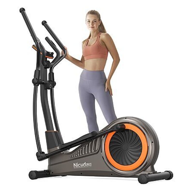 Niceday Elliptical Machine – Hyper-Quiet Magnetic Trainer, 16 Levels, 400‑lb Capacity – $474.97 Deal