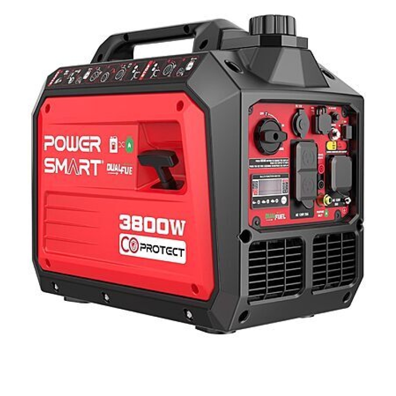PowerSmart 3800W Dual Fuel Inverter Generator – Quiet Portable Backup Power for Home & Camping