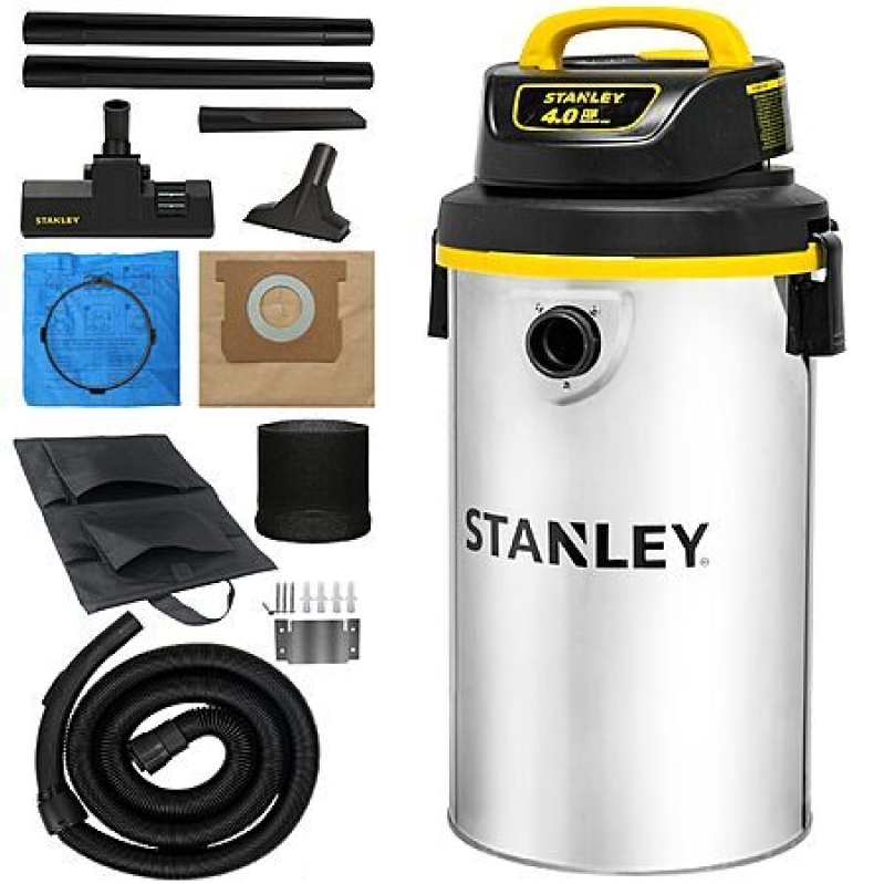 Stanley 4.5‑gal 4HP Wall‑Mounted Wet/Dry Shop Vac – $59.98 Deal