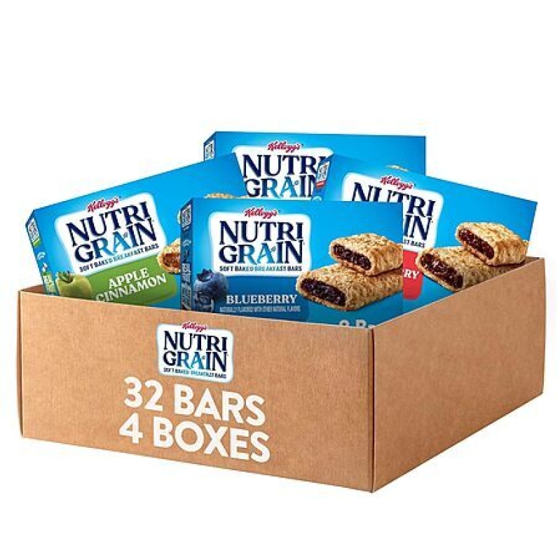 Nutri-Grain Soft Baked Breakfast Bars – 32 Count Variety Pack – $7.48 with Subscribe & Save + Free Shipping