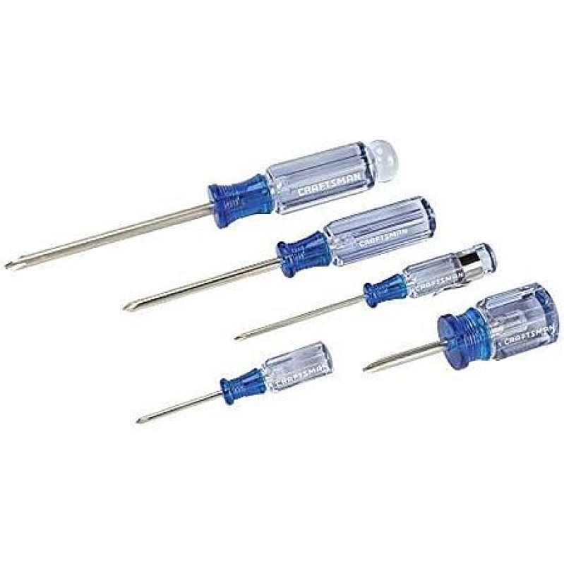 5‑Piece CRAFTSMAN Phillips Screwdriver Set – $13.25 (30% Off)