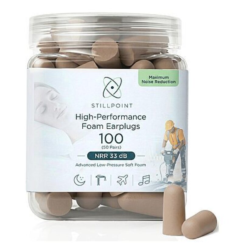 50-Pair Happy Hippo Soft Foam Earplugs – 33 dB NRR, Only $0.99 + Free Prime Shipping