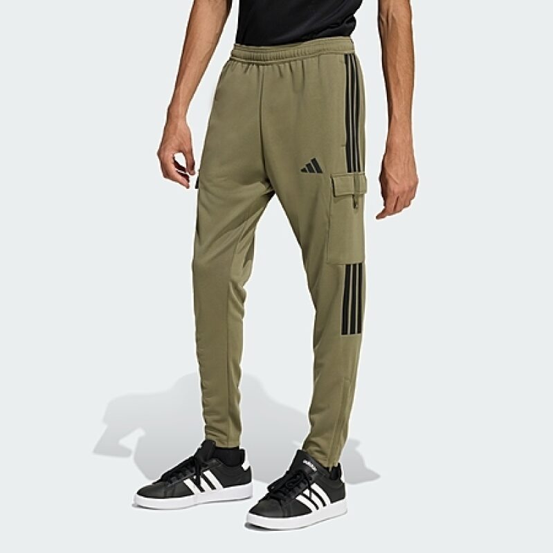adidas Men's Tiro Cargo Pants – Olive/Black – $19.80 (Save $13)