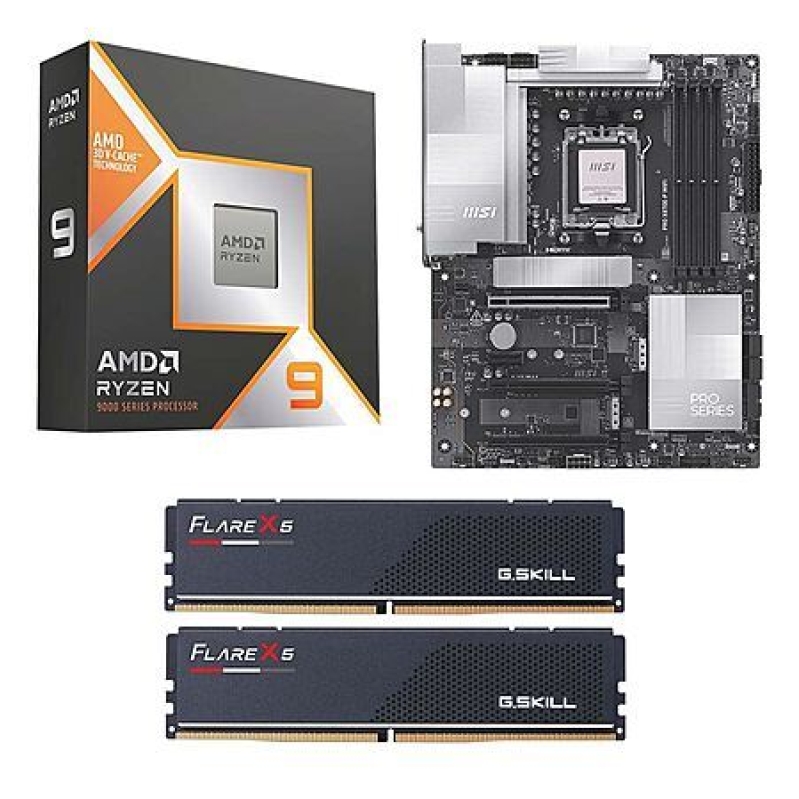 Ryzen 7 9800X3D + 32GB DDR5 + MSI X870E-P Pro Bundle – $730 Free Pickup