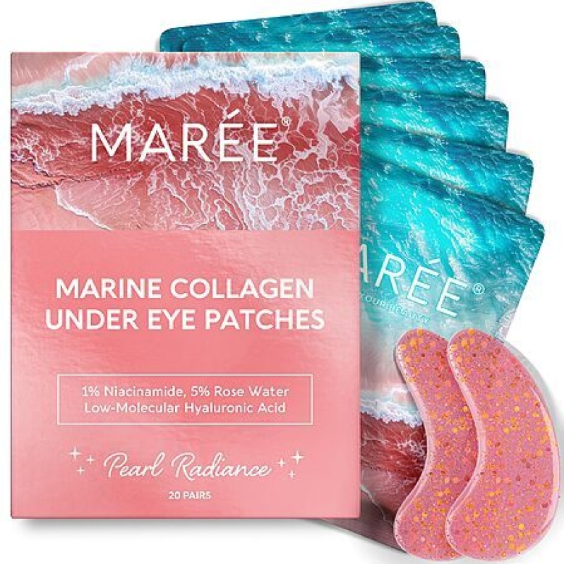 20-Pair MAREE Marine Collagen Under-Eye Patches – Rose Water, $9.49 w/ Subscribe & Save + Free Shipping