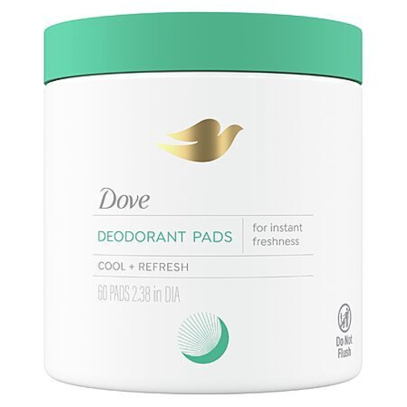 Dove Deodorant Cleansing Pads – Fresh Water Lily, 60 Count – $11 Deal