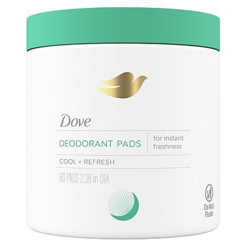 Dove Deodorant Cleansing Pads – Fresh Water Lily, 60 Count – $11 Deal