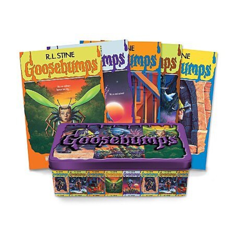 Goosebumps 25th Anniversary Retro Set – 5 Classic Horror Books in Collector’s Tin – Limited Deal