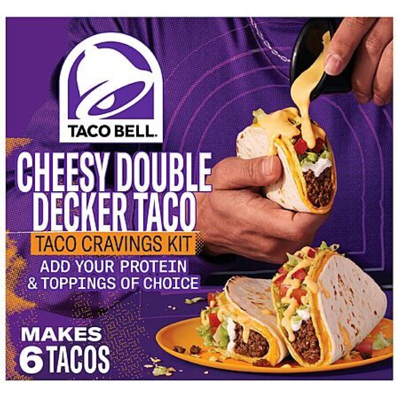 Taco Bell Cheesy Double Decker Taco Dinner Kit – $2.54 with Subscribe & Save + Free Shipping
