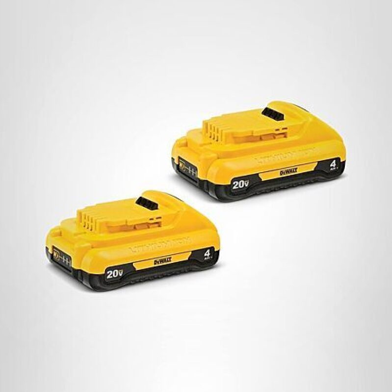 DEWALT 20V MAX 4Ah Lithium Ion Battery 2-Pack – $99 Deal