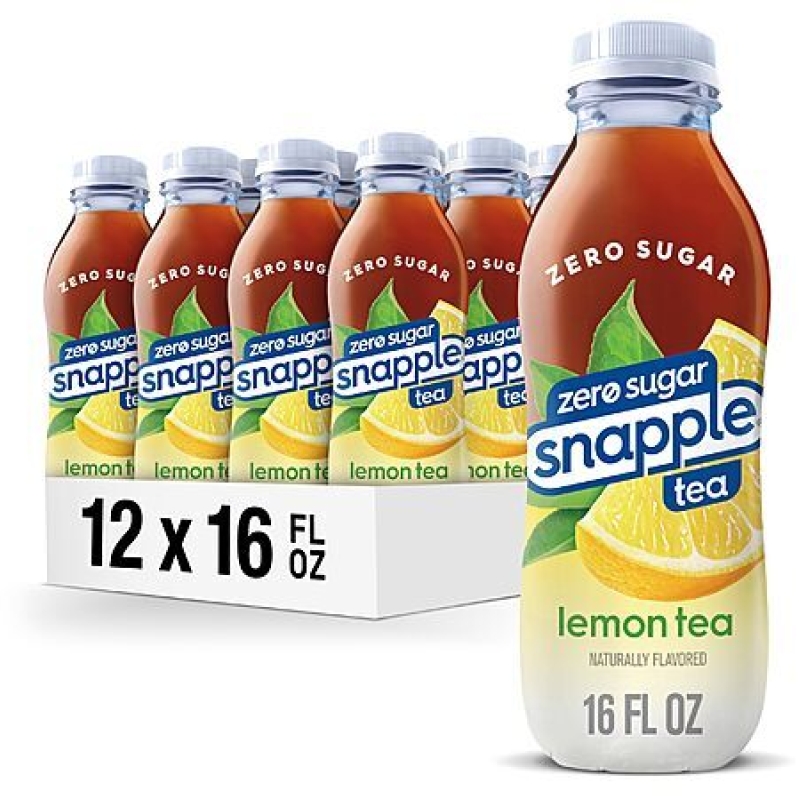 Snapple Zero Sugar Lemon Iced Tea 12‑Pack – $8.53 Deal