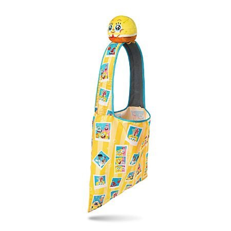 SpongeBob Plush Tote – $10.69 Coupon, Holds 22 lb, Recycled Bag