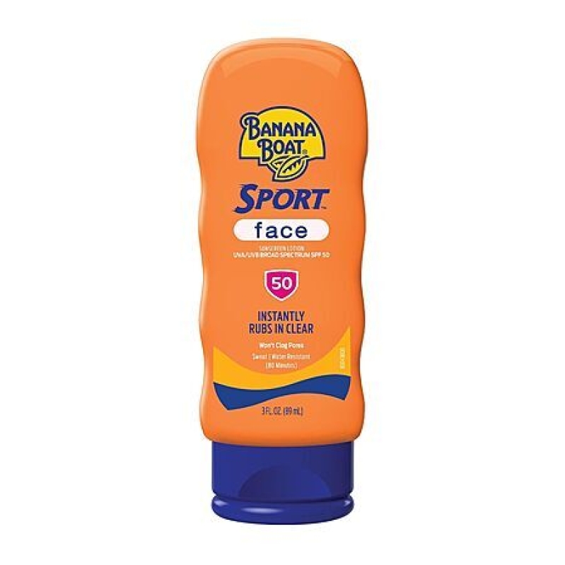 Banana Boat Sport Face Sunscreen SPF 50 – 3oz for $6.73 with Subscribe & Save