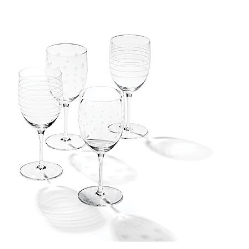Oneida Mingle Wine Glasses – 4‑Piece Set, $10 Off Today