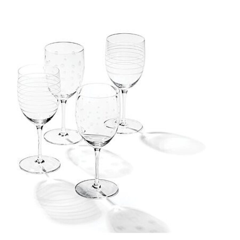 Oneida Mingle Wine Glasses – 4‑Piece Set, $10 Off Today