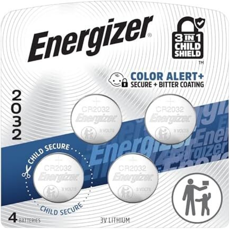 Energizer CR2032 Batteries – 4 Pack for $4.22 – 67% Off